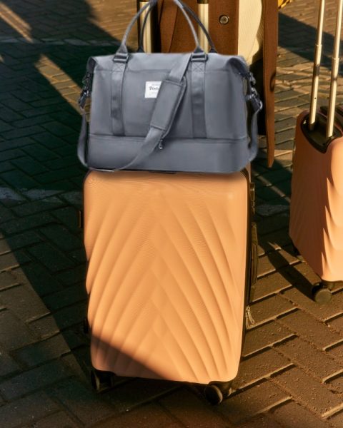 Torba podróżna na bagaż podręczny do walizki z kosmetyczką