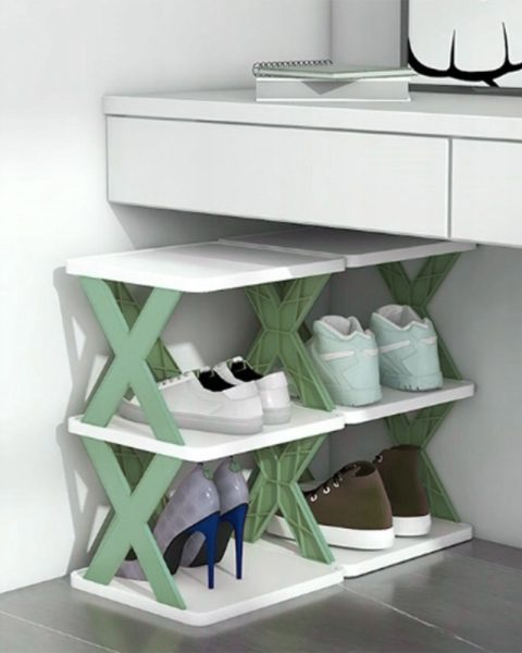 Półka na buty regał składana praktyczny organizer 5 półek