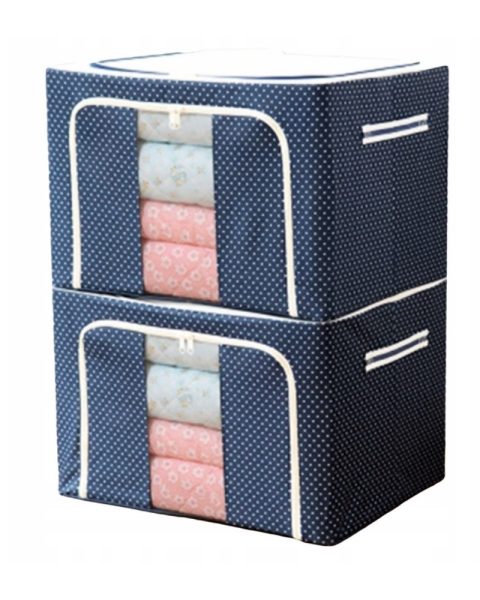 Pojemnik na pościel ubrania zamek stelaż Stackbox wzmocniony 40x30