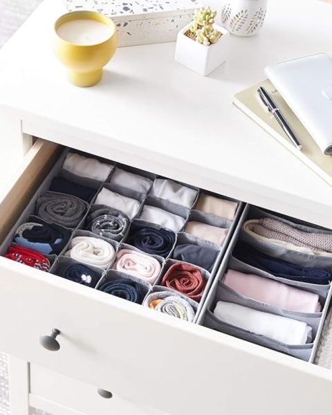 Organizer do szuflady na bieliznę krawaty 28 x 15 cm