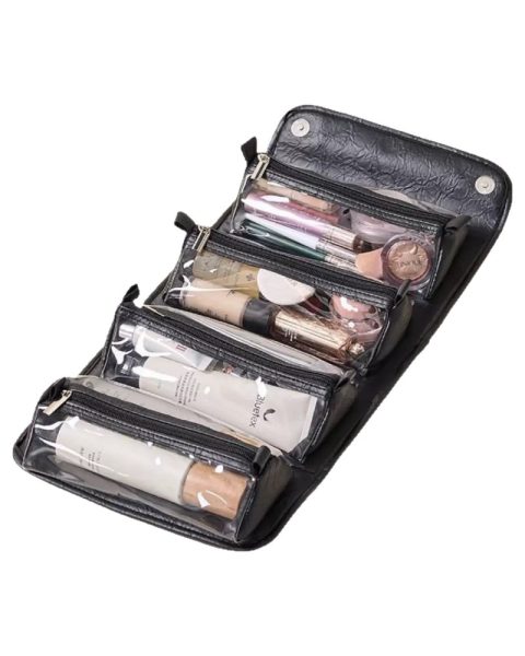 Kosmetyczka organizer na kosmetyki podróżny składany pojemny