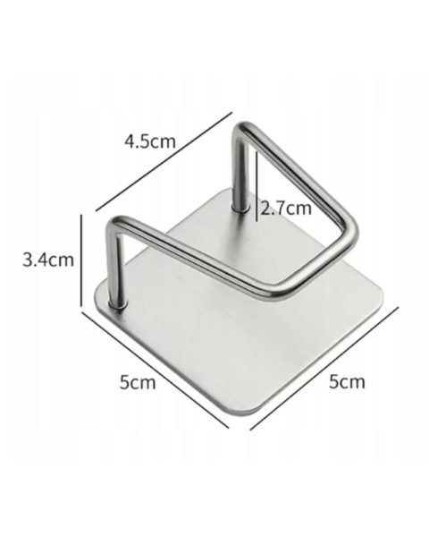 Uchwyt kuchenny na gąbkę do zlewu czarny