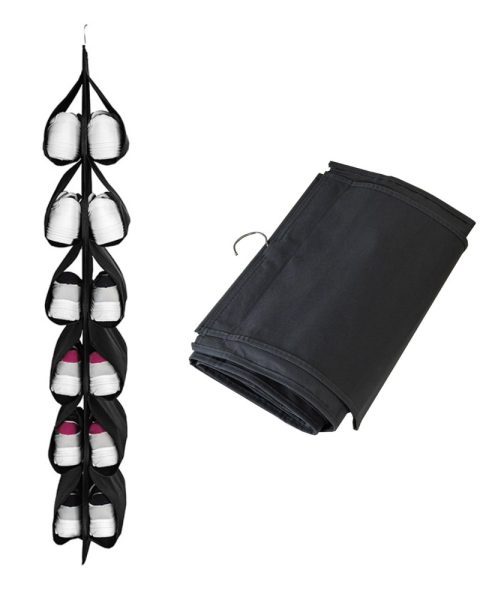 Organizer na buty do szafy garderoby wiszący wieszak na obuwie 12 par